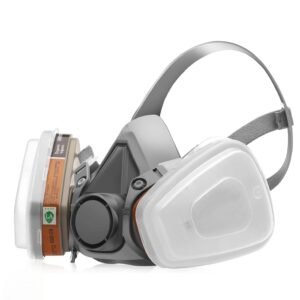 Gas Mask Dust Spray Anti-Fog Industrial Dust Mask Smoke Protection Face Shield