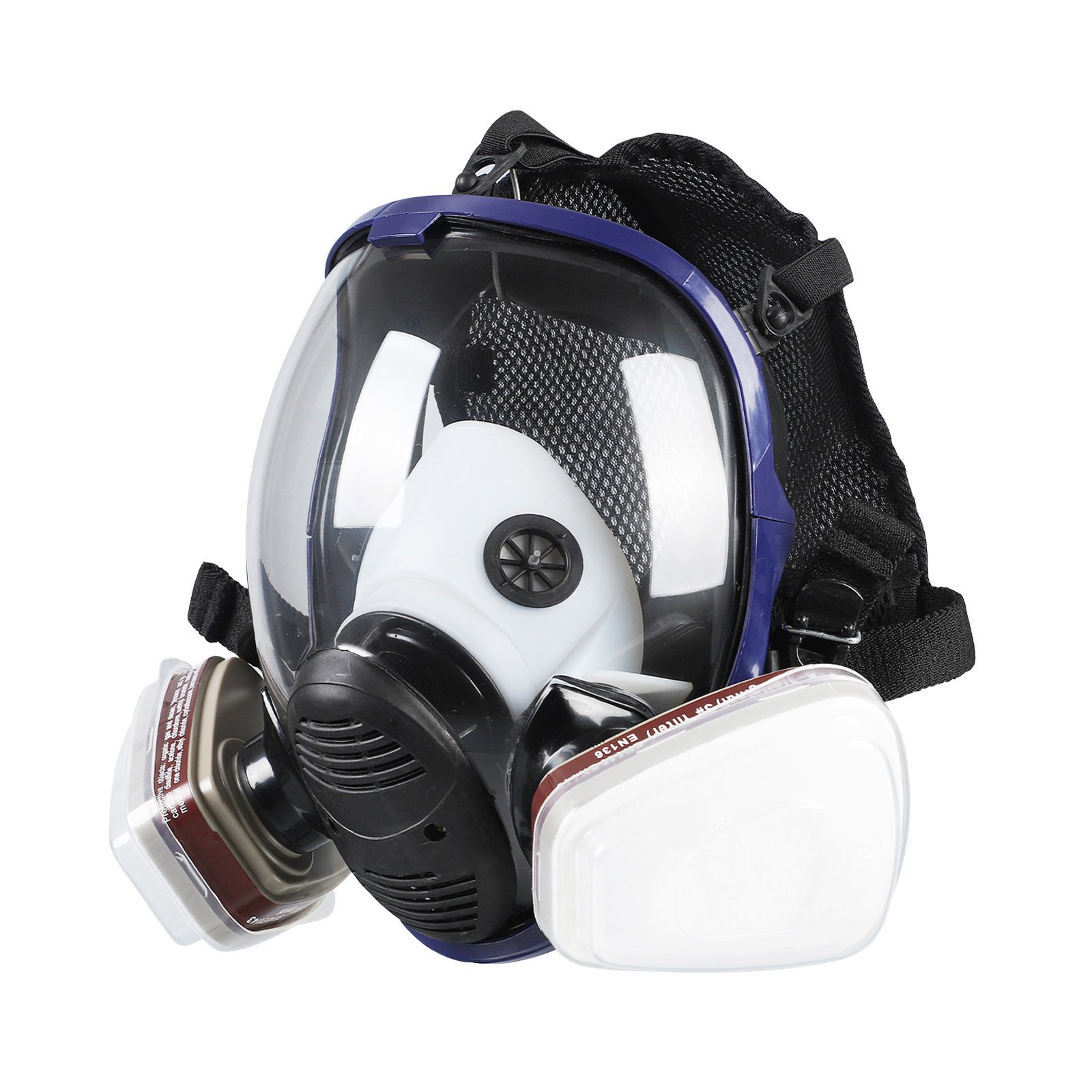Full-face respirator for spray painting in chemical plants Dust-proof full-face respirator Protective gas mask