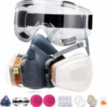 Gas mask for formaldehyde protection Anti-formaldehyde spray dust mask Dust-proof protective face shield for renovation grinding