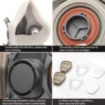 Gas mask Dust spray Anti-fog Industrial dust mask Smoke protection face shield