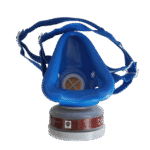 Single-canister gas mask Self-contained filtering respirator Spray painting protective half-mask