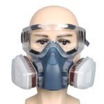 Gas mask for formaldehyde protection Anti-formaldehyde spray dust mask Dust-proof protective face shield for renovation grinding