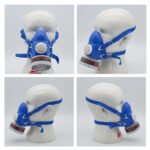 Single-canister gas mask Self-contained filtering respirator Spray painting protective half-mask